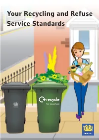 Your Recycling and Refuse Service Standards