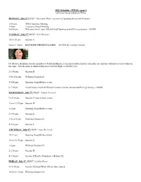 2021 Schedule – FINAL– Page 1 (All Times Listed in Eastern Time)
