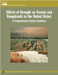 Effects of Drought on Forests and Rangelands in the United States: a Comprehensive Science Synthesis