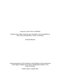 Imagining a Queer Utopia: a Manifesto
