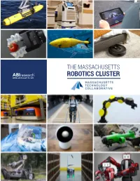 Robotics Cluster the Massachusetts Robotics Cluster