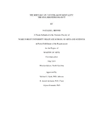 THE STOLPERSTEINE PROJECT by NATALIE L. BENNIE a Thesis