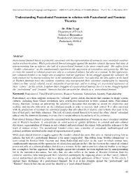 Understanding Postcolonial Feminism in Relation with Postcolonial and Feminist Theories