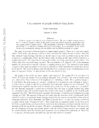 Cop Number of Graphs Without Long Holes