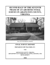 Fifth Phase of an Architectural Survey In