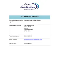Statement of Purpose