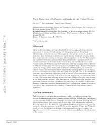 Arxiv:1903.01048V1 [Stat.AP] 4 Mar 2019 Author Summary