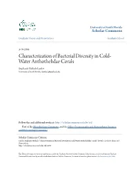 Characterization of Bacterial Diversity in Cold-Water Anthothelidae Corals" (2016)