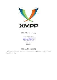 XEP-0054: Vcard-Temp