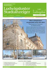 2021-01 Ludwigsluster-Stadtanzeiger-Januar.Pdf