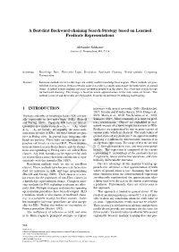 A Best-First Backward-Chaining Search Strategy Based on Learned
