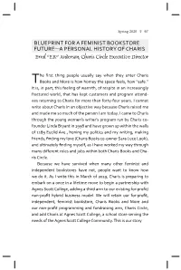 Blueprint for a Feminist Bookstore Future A
