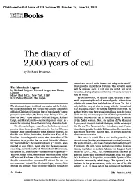 The Diary of 2,000 Years of Evil