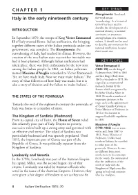 The Unification of Italy 1815-70 Sample Chapter
