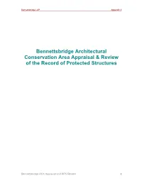 Bennettsbridge Architectural Conservation Area Appraisal & Review of the Record of Protected Structures