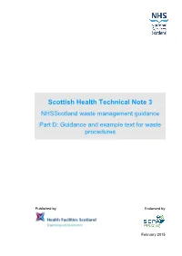 Scottish Health Technical Note 3