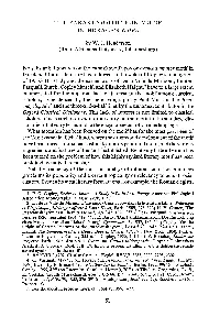 THE PARAKLAUSITHYRON MOTIF in HORACE's ODES by W. J