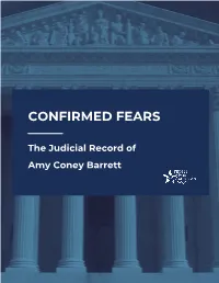 Confirmed Fears