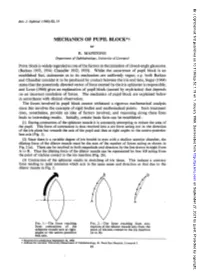MECHANICS of PUPIL BLOCK*T by R