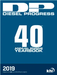 Published in the June Issue of Diesel Progress Magazine 404 TH AANNUALNNNNUUAAL ENEENGINEGGIINE YYEARBOOKEEAARBRBOOOOK