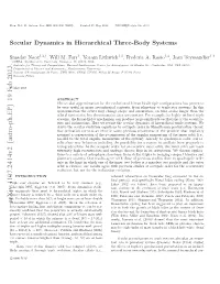 Secular Dynamics in Hierarchical Three-Body Systems 3