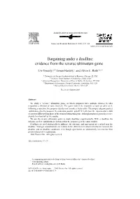 Bargaining Under a Deadline: Evidence from the Reverse Ultimatum Game ✩