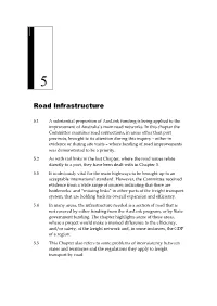 Chapter 5: Road Infrastructure