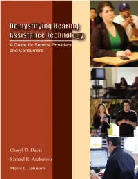 Demystifying Hearing Assistance Technology a Guide for Service Providers and Consumers