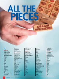 2019 Master Agent Directory |