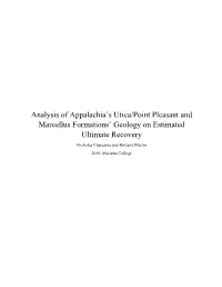 Analysis of Appalachia's Utica/Point Pleasant and Marcellus Formations