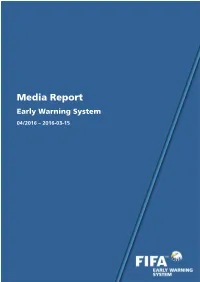 Early Warning System