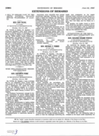 Extensions of Remarks