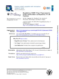 Function Foxp3 and Its Effect on Regulatory T Cell Regulation Of