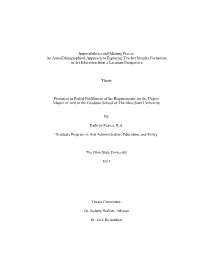 Impossibilities and Missing Pieces: an Auto-Ethnographical Approach to Exploring Teacher Identity Formation in Art Education from a Lacanian Perspective