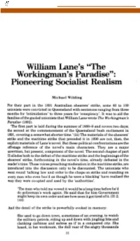 The Workingman's Paradise": Pioneering Socialist Realism