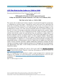 CFP the Print in the Codex Ca. 1500 to 1900