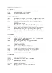 PAUL RUMSEY (CV Updated 2012)