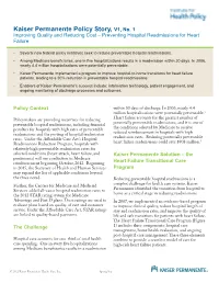 Preventing Hospital Readmissions for Heart Failure