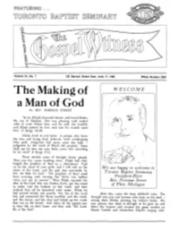 The Making of a Man Of