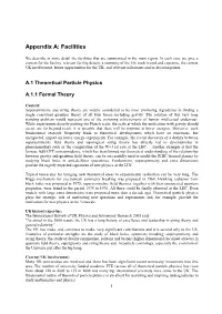 Appendix A: Facilities