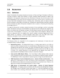Section 3.8 — Recreation