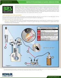Diagram 1 IGNITION SYSTEM MAINTENANCE on GASEOUS GENERATOR SYSTEMS
