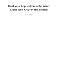 Host Your Application in the Azure Cloud with XAMPP and Bitnami