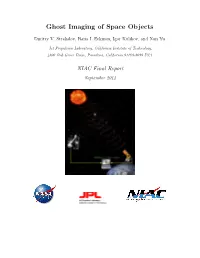 Ghost Imaging of Space Objects