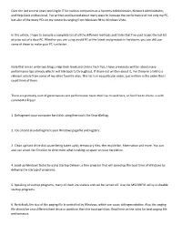 Over the Last Several Years Working in IT for Various Companies As A