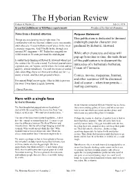 The Hyborian Review Volume 4, Number 2