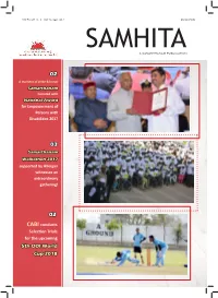 Newsletter from October to December 2017