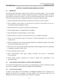 Decentralized Sewerage System