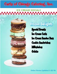 Ice Cream Socials & Ice Cream Event
