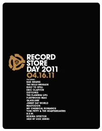Record Store Day 2O11 O4.16.11